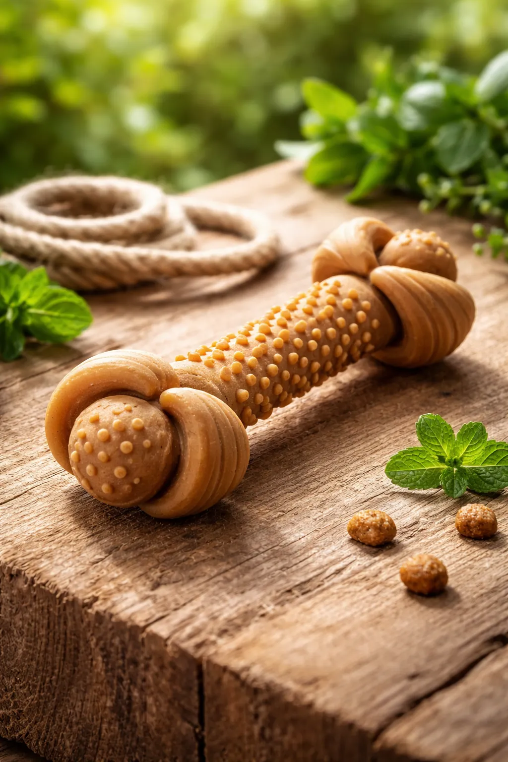 Duurzaam en veilig hondenspeelgoed van natuurlijk rubber voor dagelijks kauwplezier.